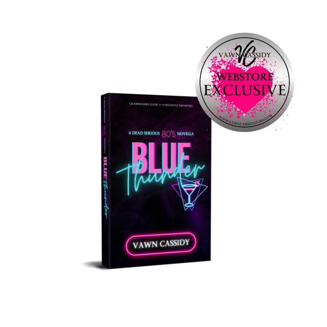 Crawshanks Guide to the Recently Departed Dead Serious 80s Novella Blue Thunder Mini Book. Dark Comedy. MM Romance. Webstore Exclusive.