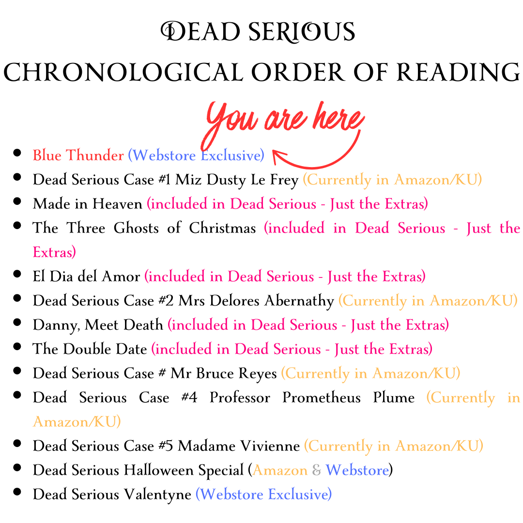 Crawshanks Guide to the Recently Departed Dead Serious 80s Novella Blue Thunder Mini Book. Dark Comedy. MM Romance. Webstore Exclusive.