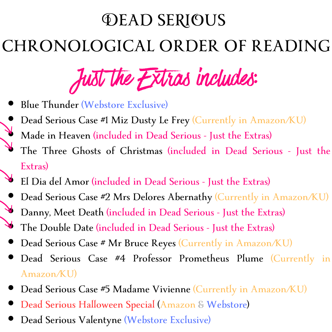Crawshanks Guide to the Recently Departed. Dead Serious Just the Extras Vol. 1 by Vawn Cassidy. LGBTQ+ Queer MM Romance. Mystery. Supernatural. Paranormal. Dark Comedy. EBOOK Edition