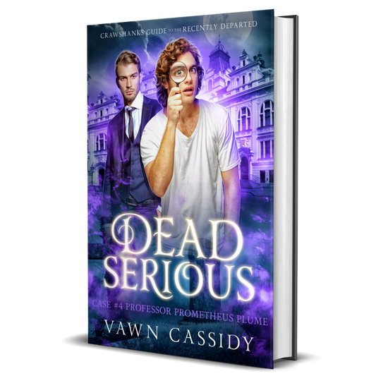 Crawshanks Guide to the Recently Departed by Vawn Cassidy. Hardback. Hidden Cover. MM Romance. MM Romantic Comedy. MM Paranormal Romance.