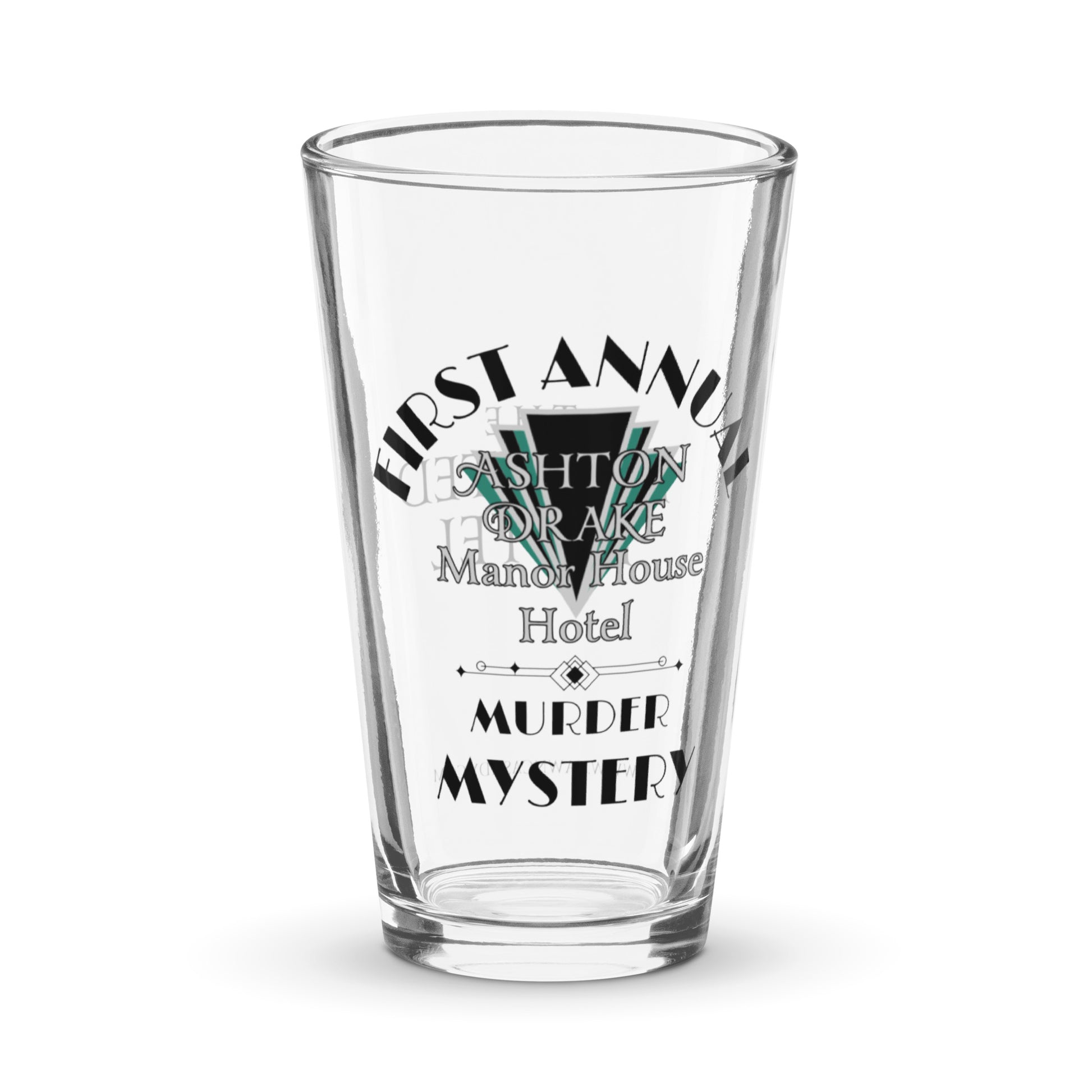 The Haunted Hotel Book 1 The First Annual Murder Mystery Weekend Pint Shaker Glass
