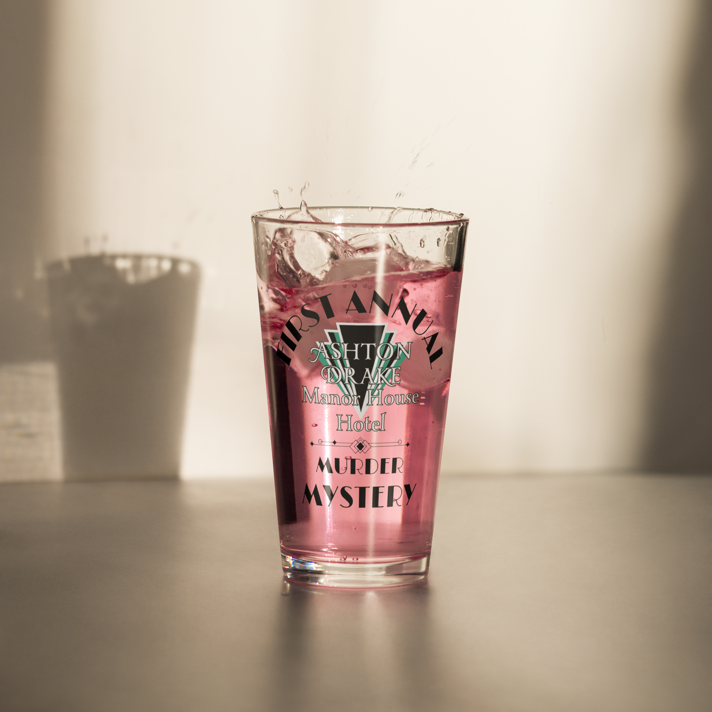 The Haunted Hotel - First Annual Murder Mystery Shaker pint glass